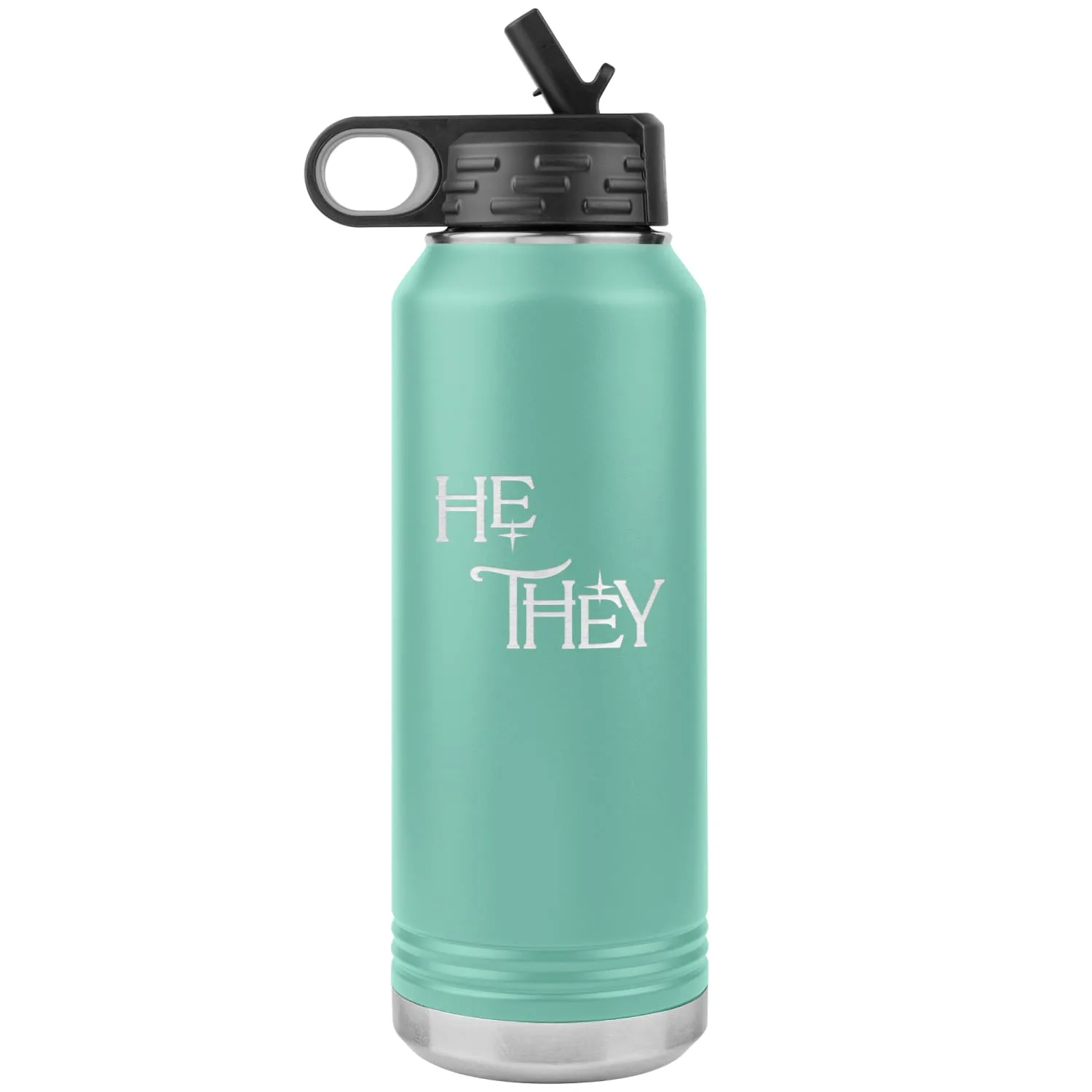 Pronoun Wishing Star He They 32oz Vacuum Tumbler