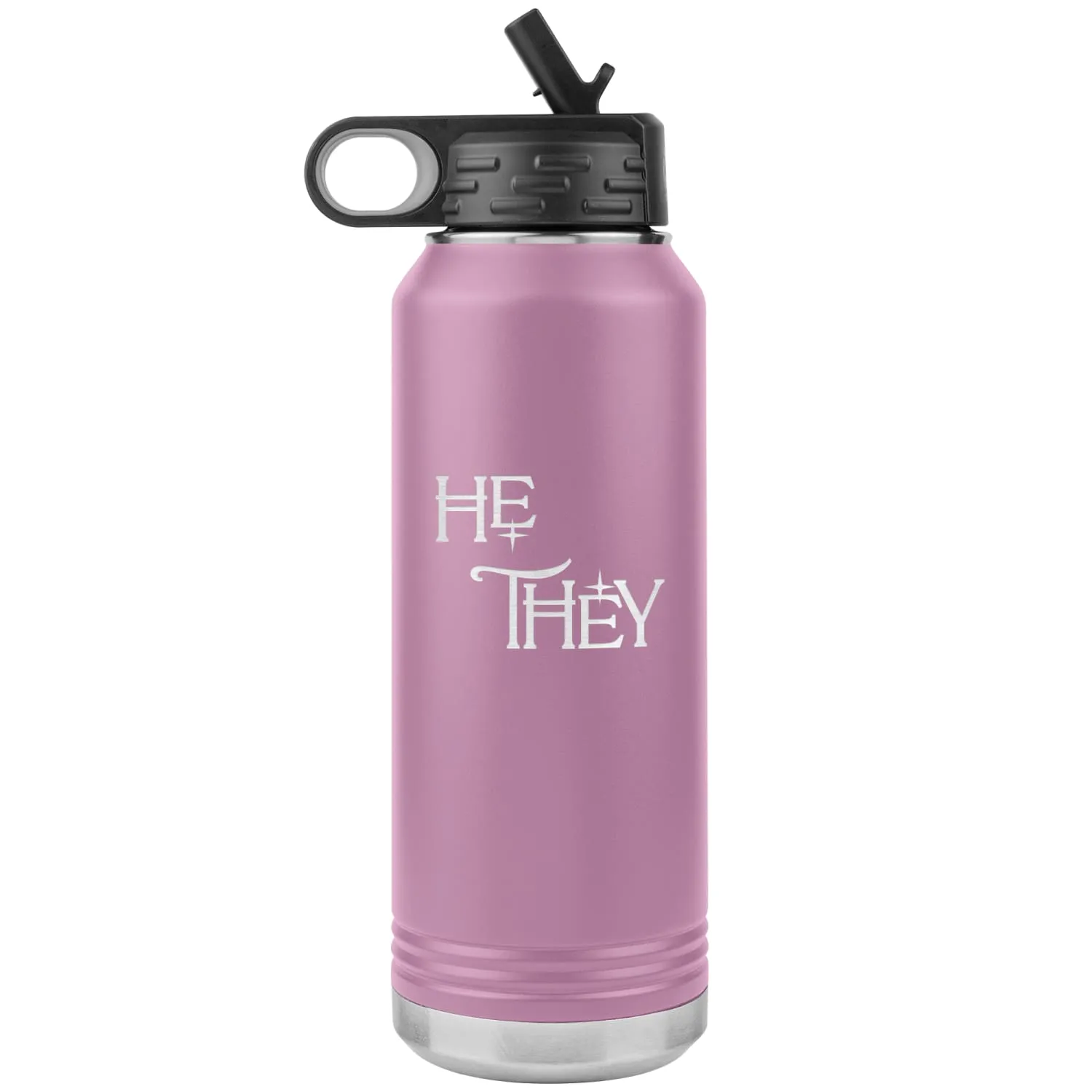 Pronoun Wishing Star He They 32oz Vacuum Tumbler