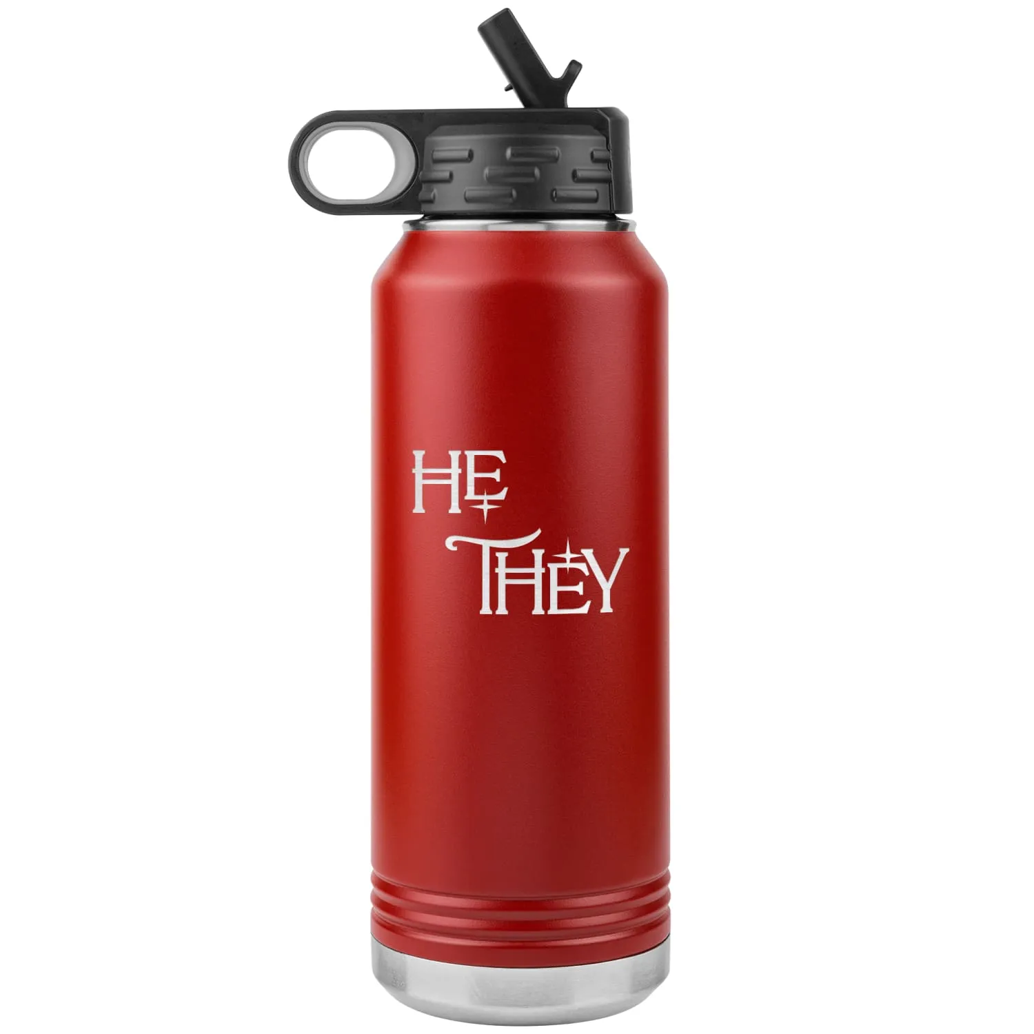 Pronoun Wishing Star He They 32oz Vacuum Tumbler