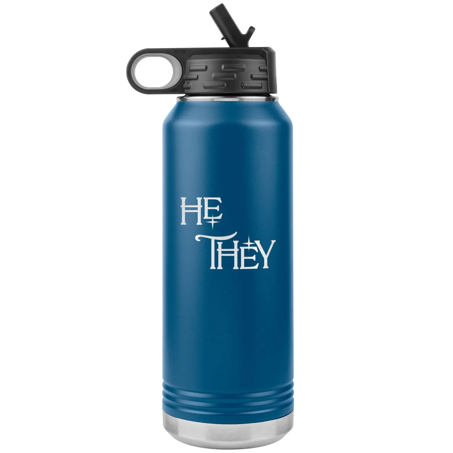 Pronoun Wishing Star He They 32oz Vacuum Tumbler