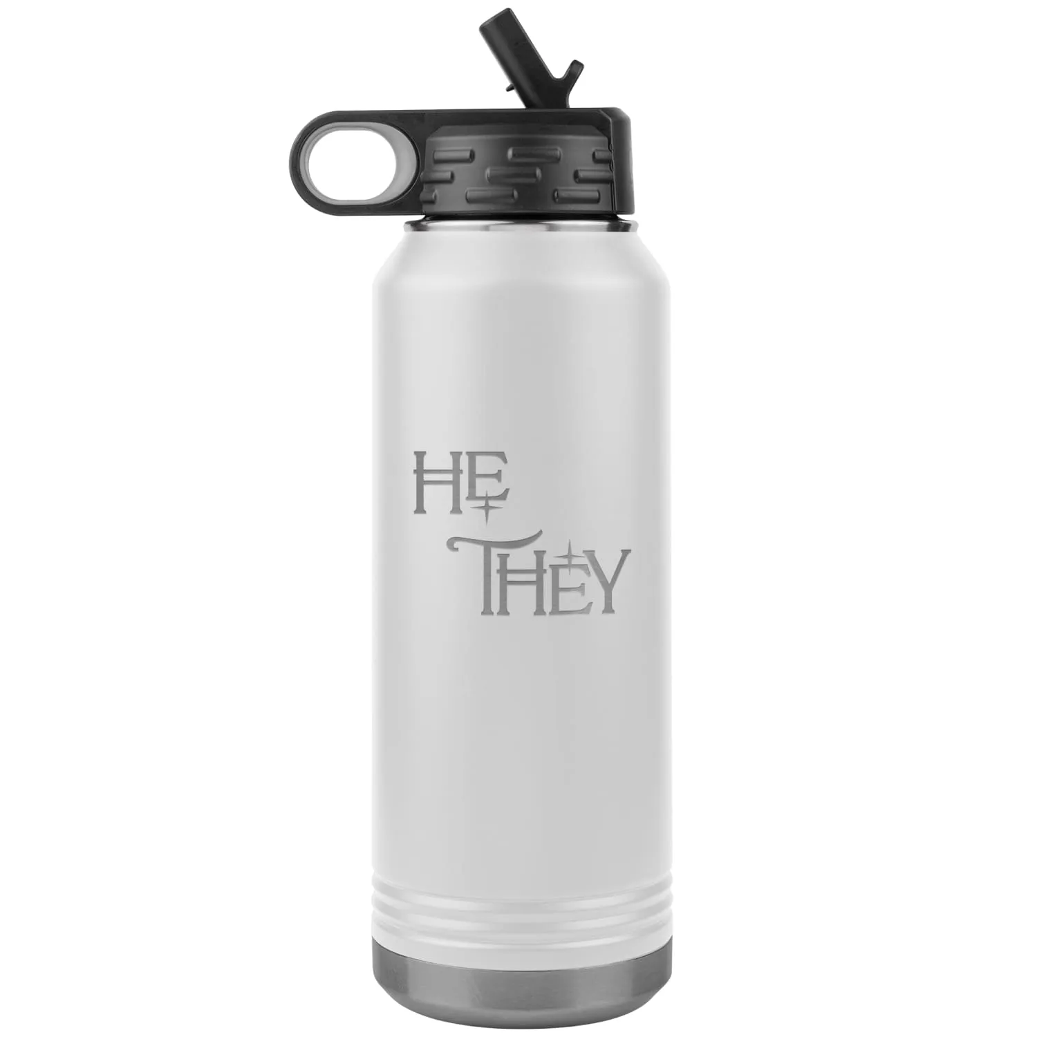 Pronoun Wishing Star He They 32oz Vacuum Tumbler