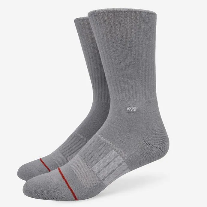 Pyvot Gogh Crew Socks - Grey