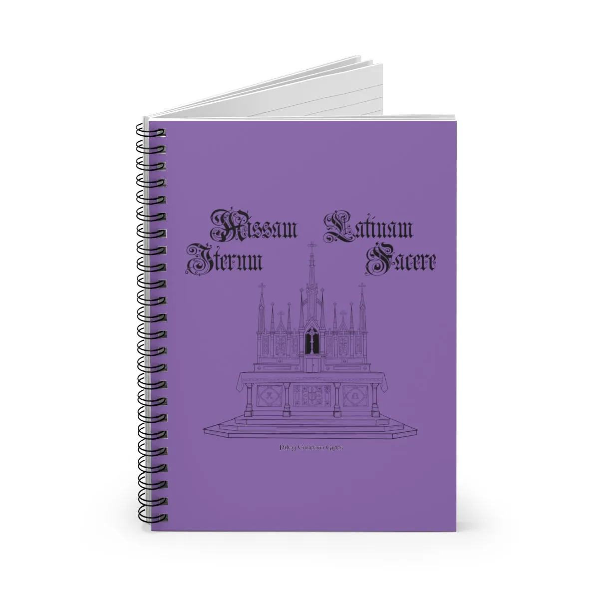 "Make Mass Latin Again" Spiral Notebook - Ruled Line