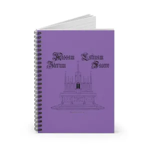 "Make Mass Latin Again" Spiral Notebook - Ruled Line