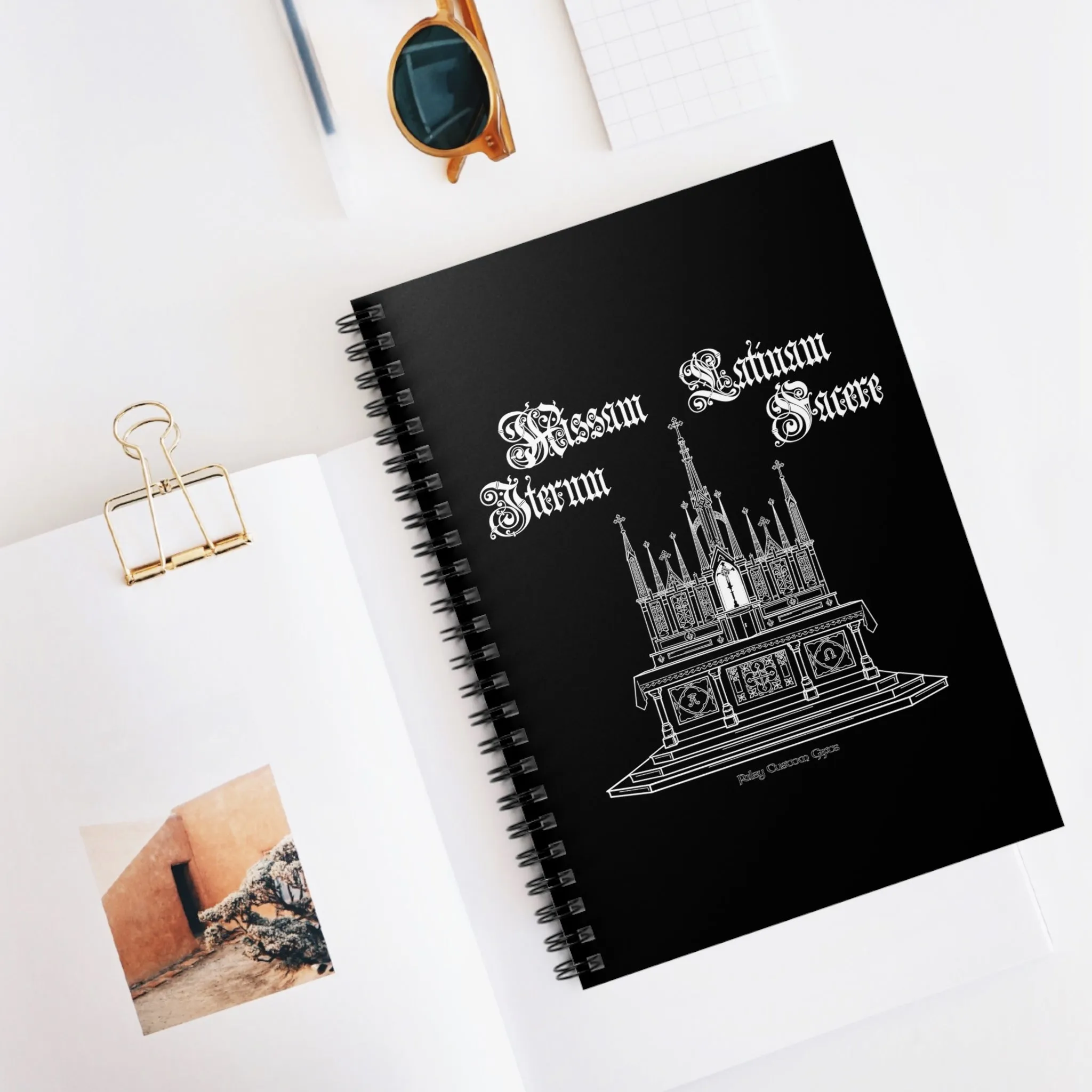 "Make Mass Latin Again" Spiral Notebook - Ruled Line