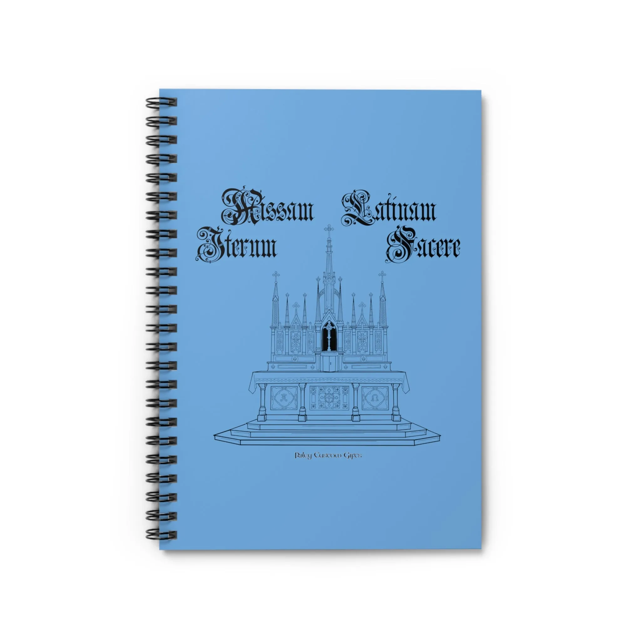 "Make Mass Latin Again" Spiral Notebook - Ruled Line
