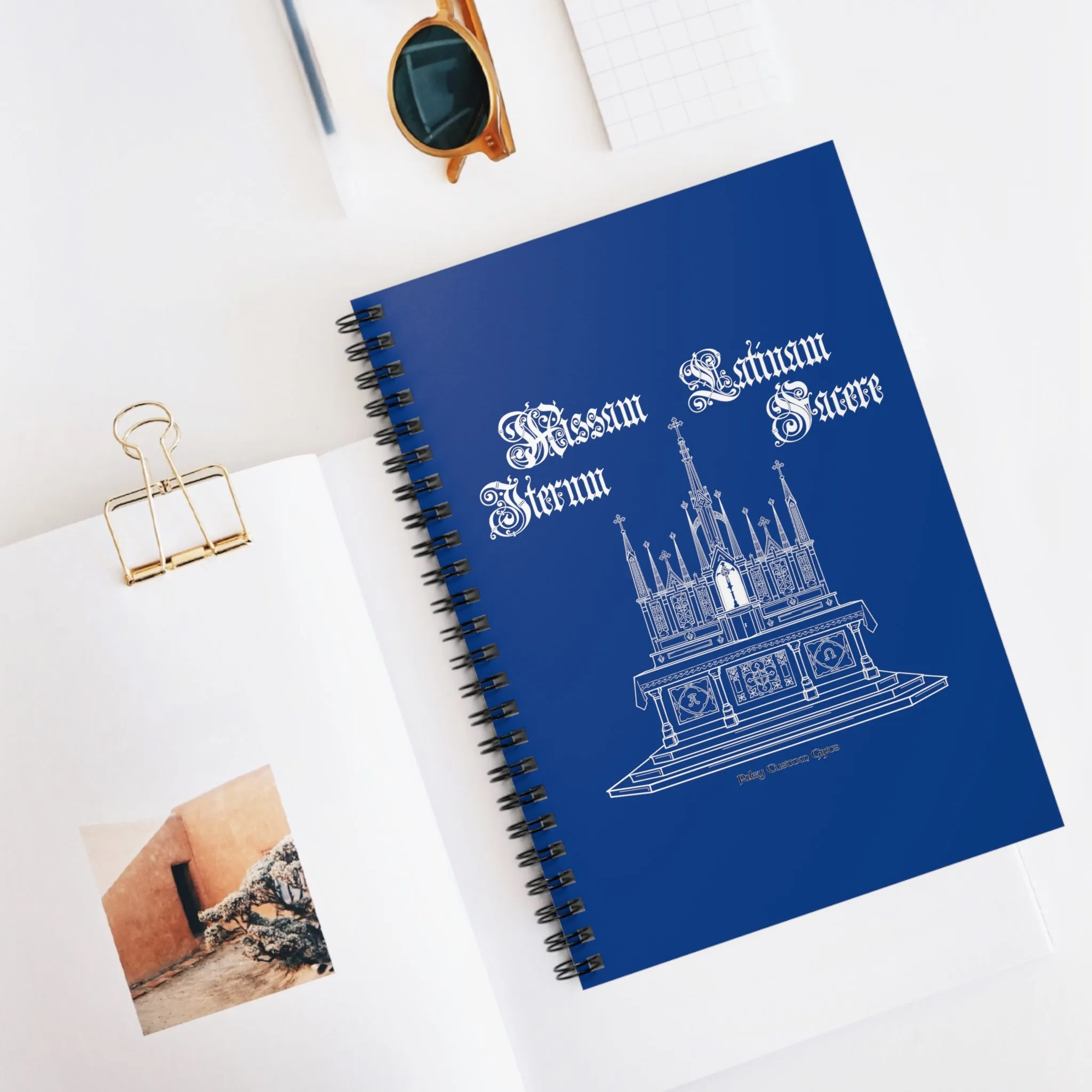 "Make Mass Latin Again" Spiral Notebook - Ruled Line