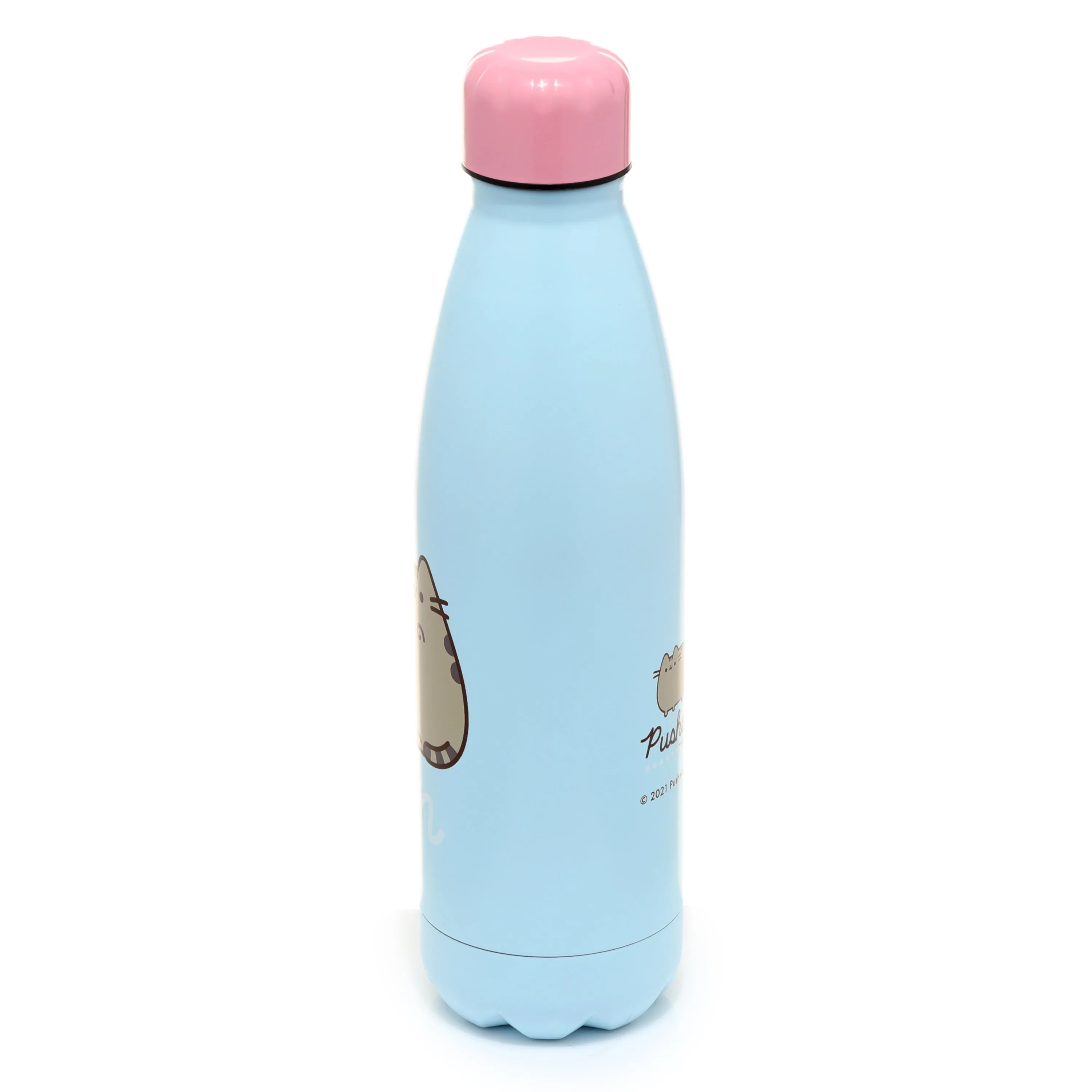 Reusable Stainless Steel Insulated Drinks Bottle 500ml - Pusheen the Cat Foodie