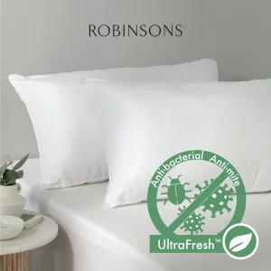 Robinsons Premium 2-Pack Pillow Anti-Bacterial Hypoallergenic Core Collection