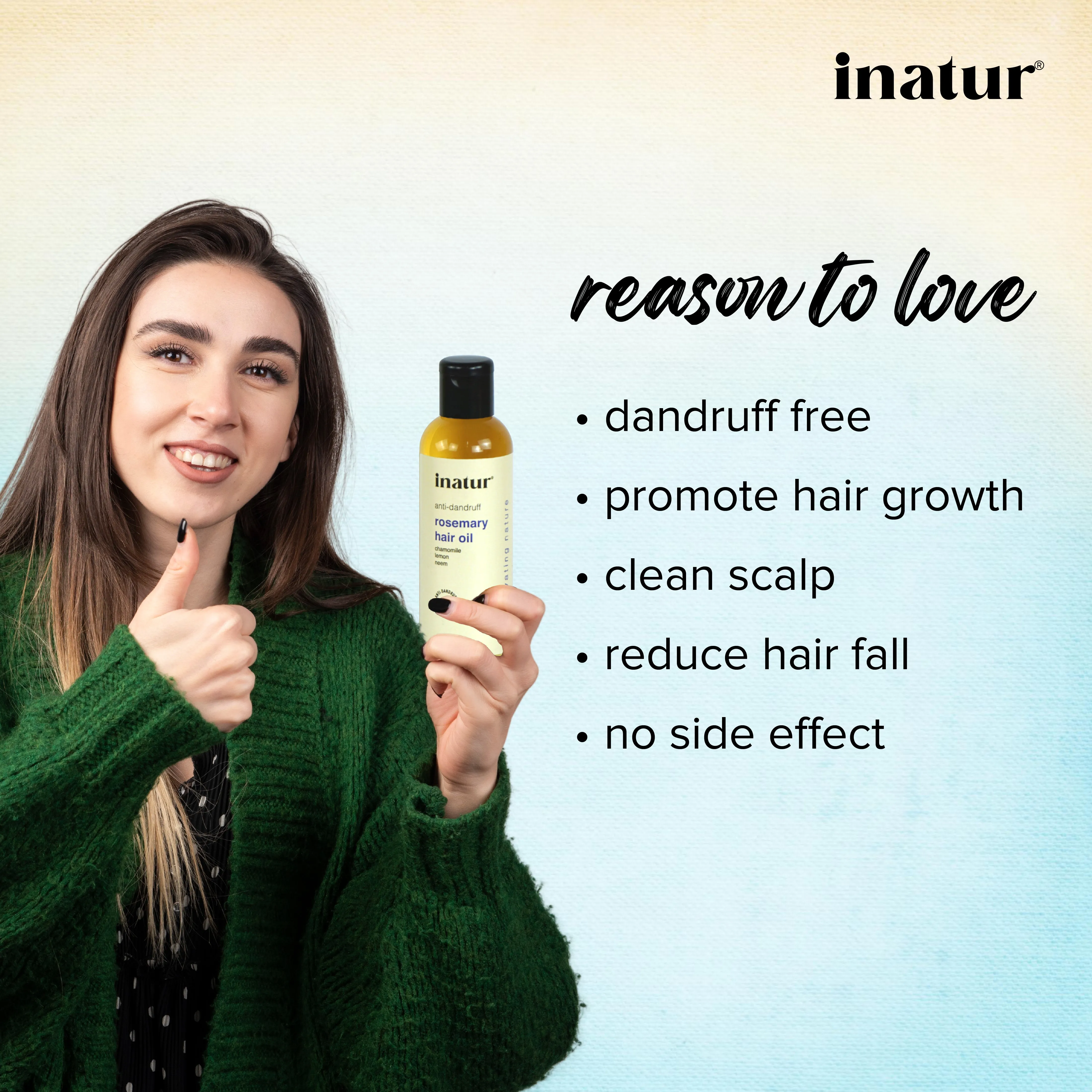 Rosemary Hair Oil - Anti-Dandruff - 100ml