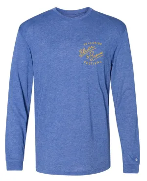 Royal Heather Long Sleeve Amp Shirt