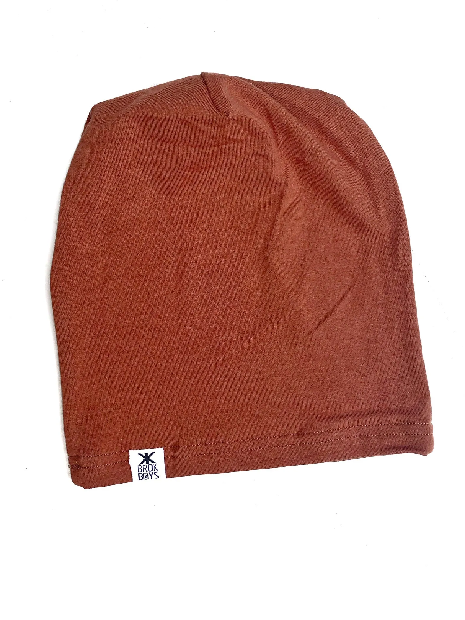 Rust Bamboo Slouchy Hat Youth ONLY