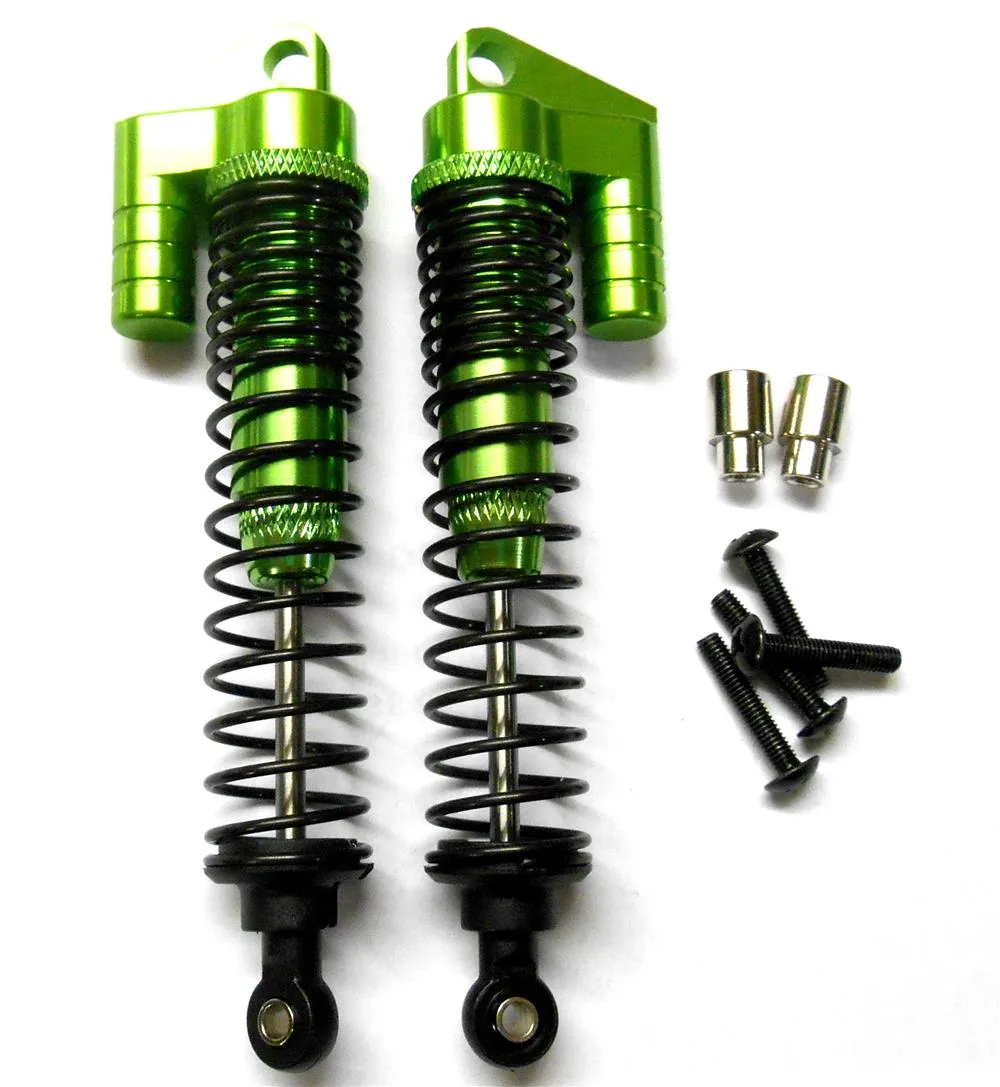 S102004G 02114 1/10 Car RC Alloy Oil Filled Shock Absorber Damper 2 Green 55mm