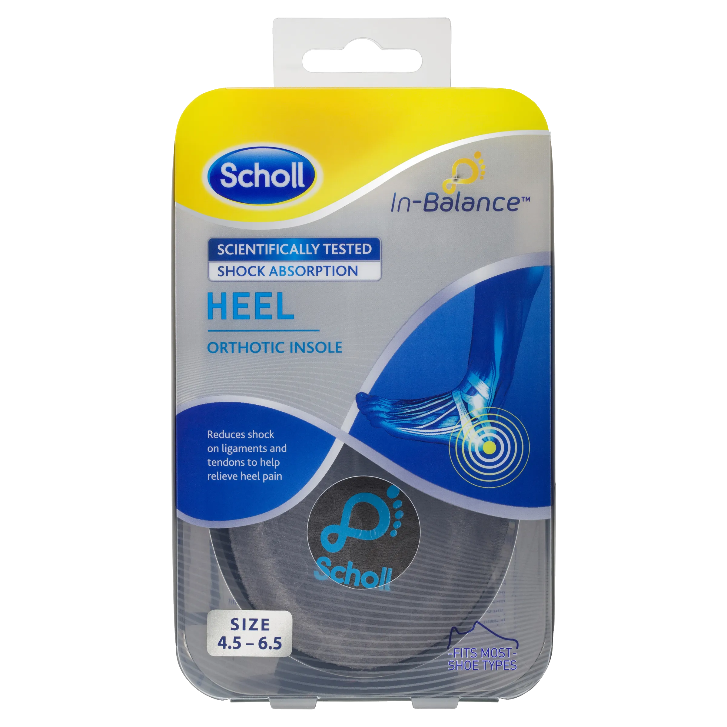 Scholl In-Balance Heel Orthotic Insole