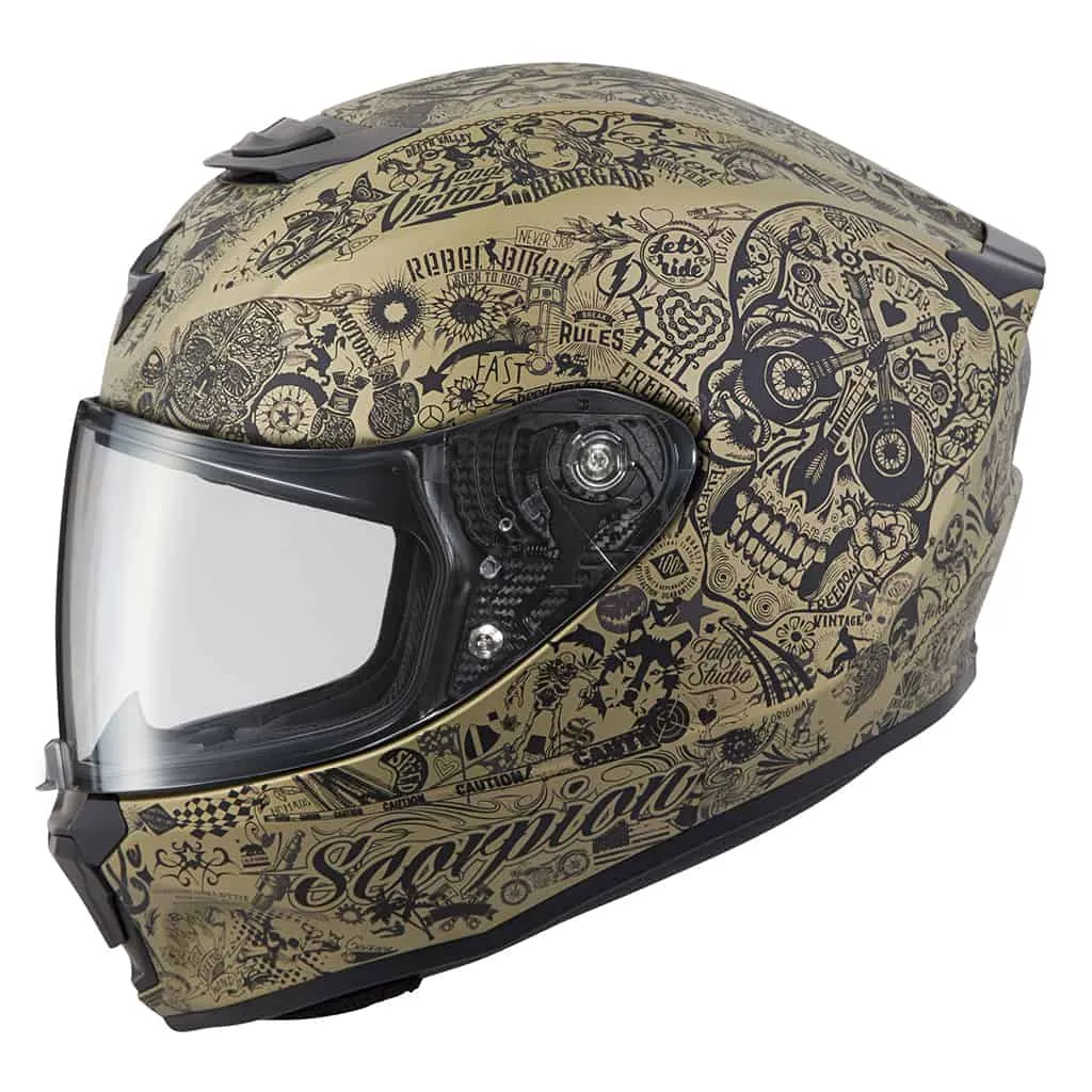 Scorpion EXO-R420 Shake Helmets - Snell/Dot