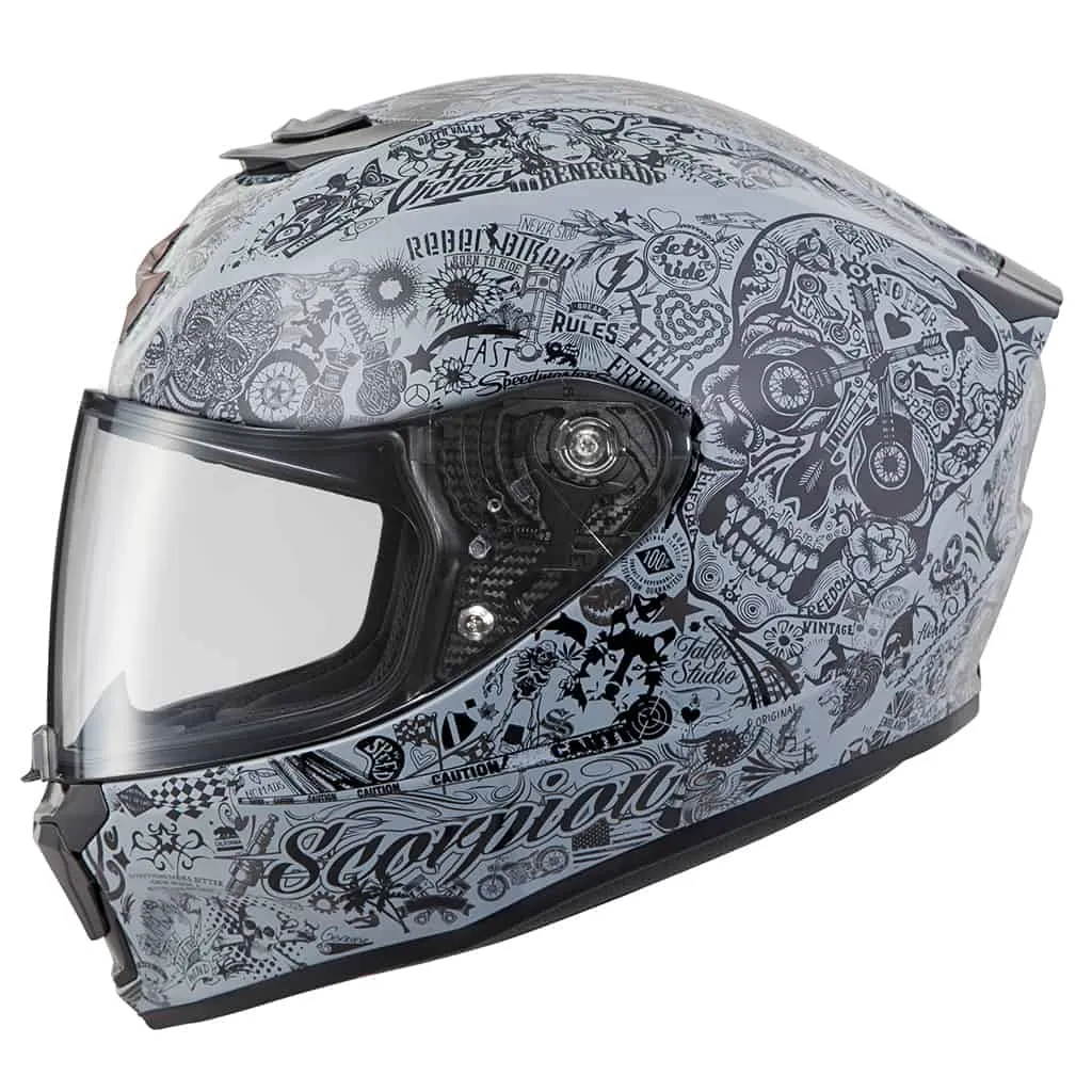Scorpion EXO-R420 Shake Helmets - Snell/Dot