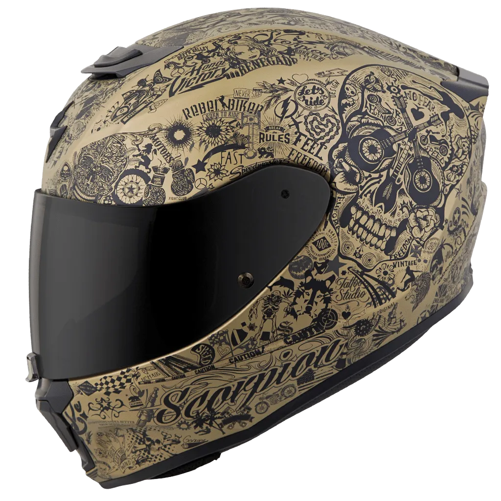Scorpion EXO-R420 Shake Helmets - Snell/Dot