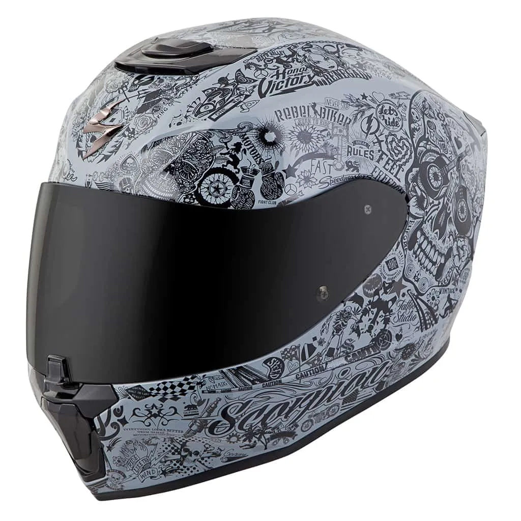 Scorpion EXO-R420 Shake Helmets - Snell/Dot