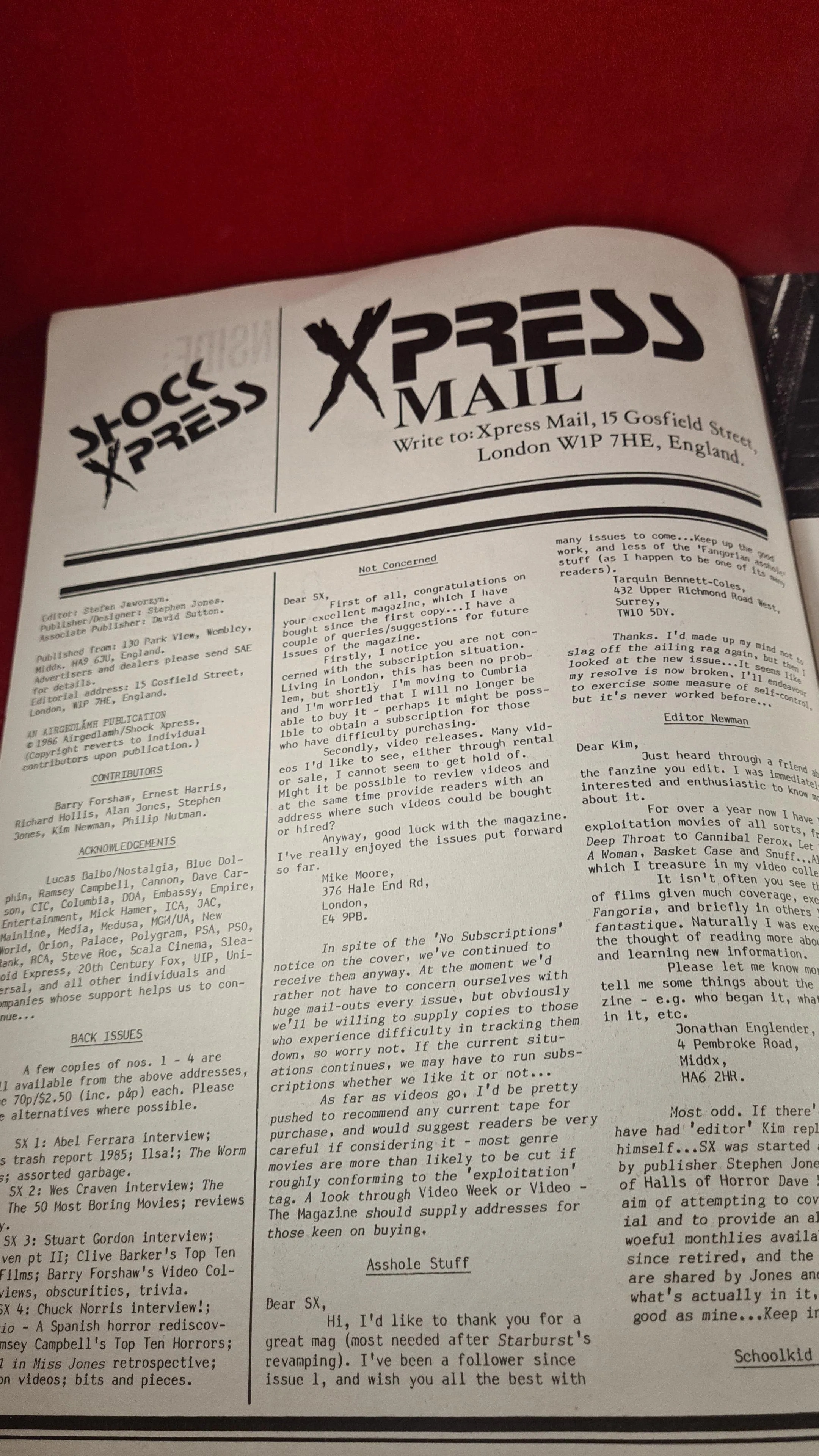 Shock XPress  Issue 5 Aug-Sep 1986