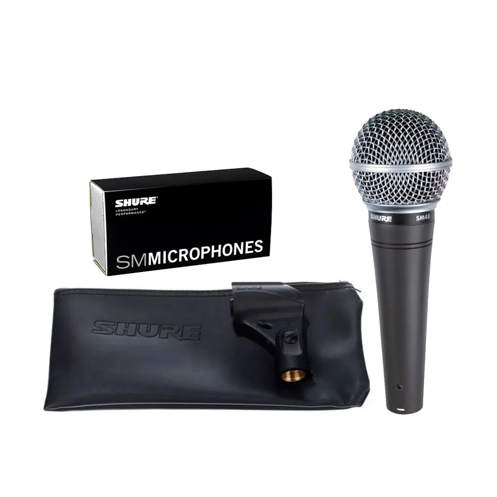 Shure SM48 Vocal Cardioid Dynamic Microphone