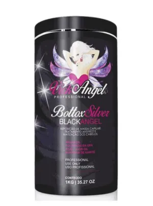 Silver Bottox Black Angel Tinting Mass Replacement Anti Frizz 1Kg - Vick Angel