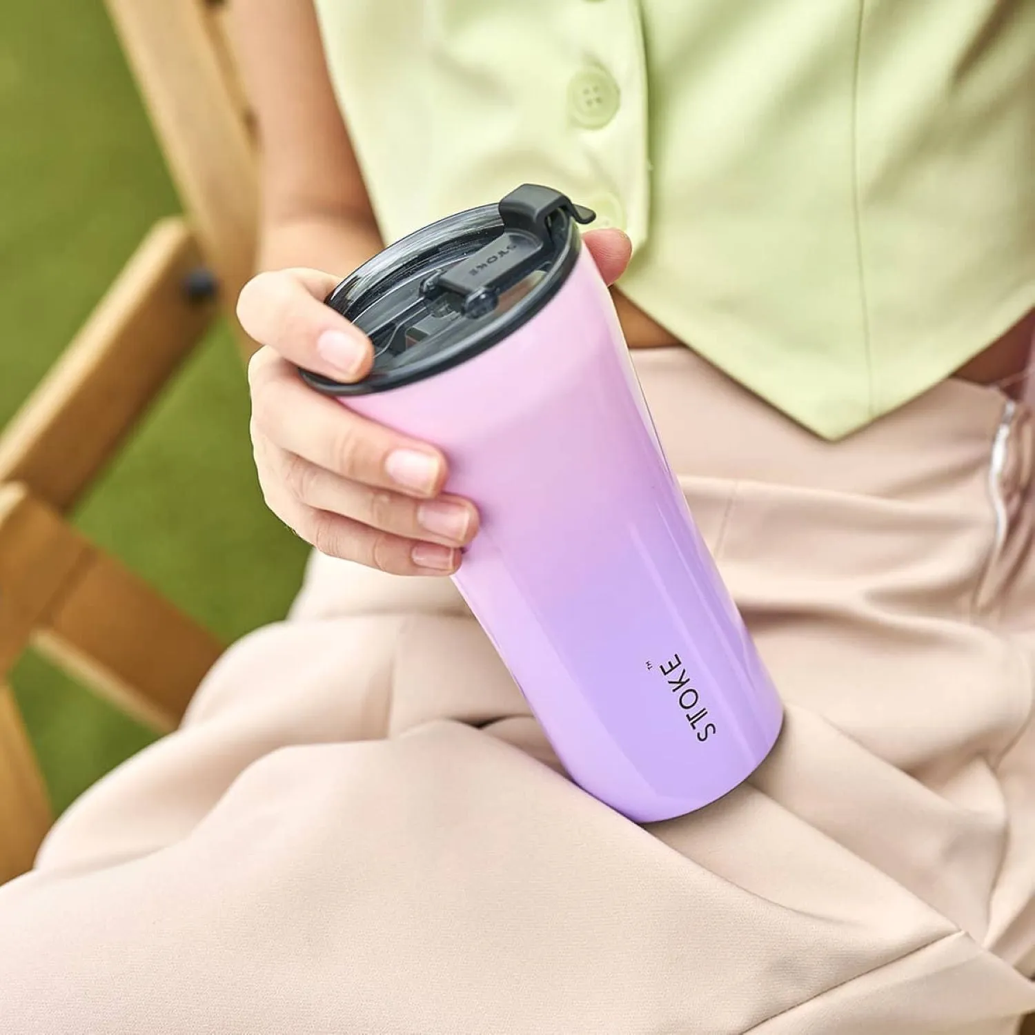 STTOKE Flow Leakproof Ceramic Insulated Cup 16oz