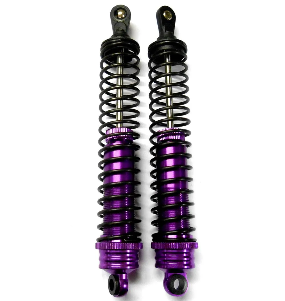 T81002P 1/8 Scale Truck RC Shock Absorber Damper x 2 130mm Long HSP Purple