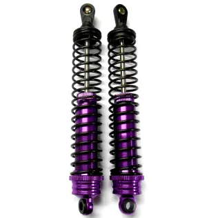 T81002P 1/8 Scale Truck RC Shock Absorber Damper x 2 130mm Long HSP Purple