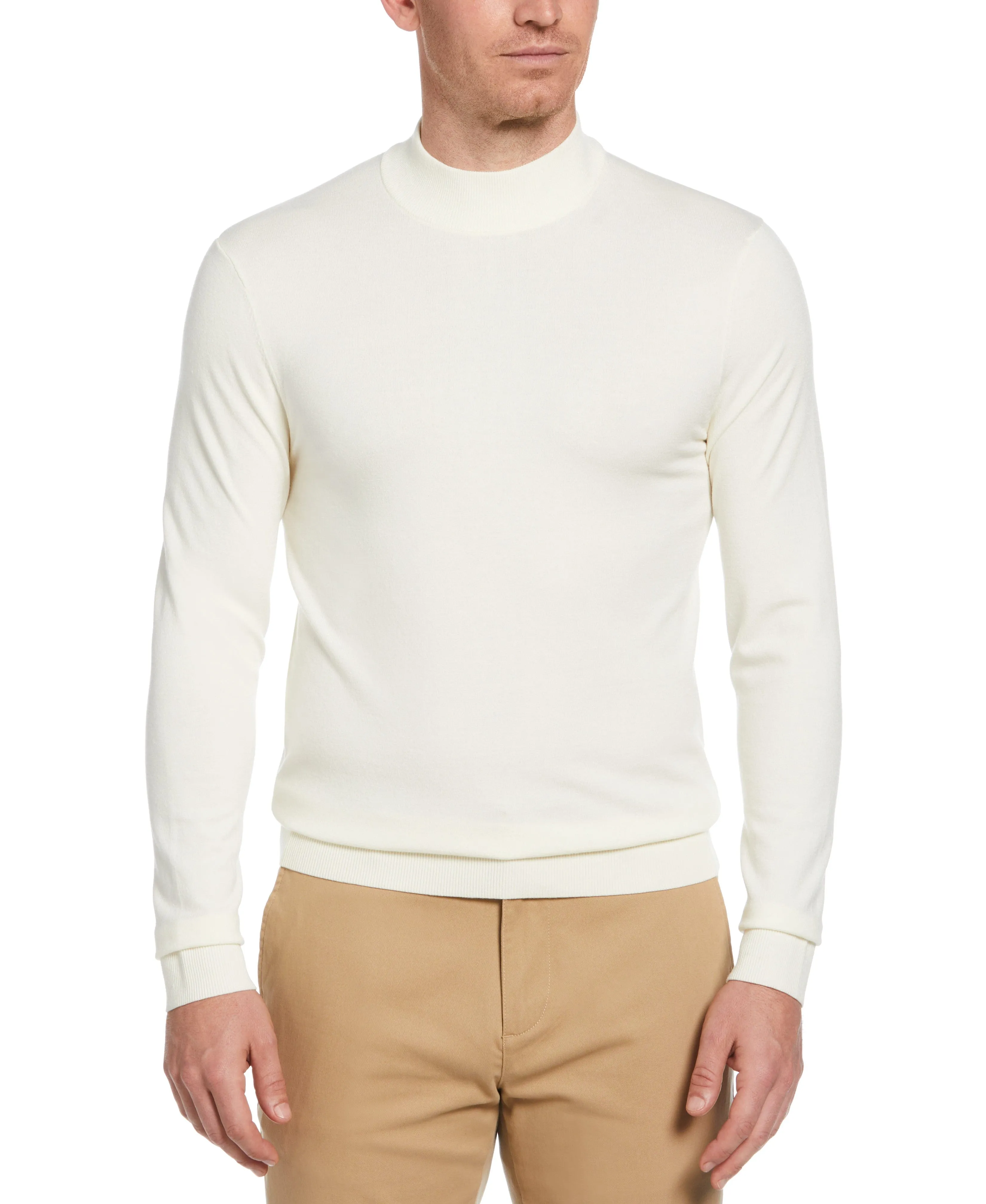 Tech Knit Mock Neck Pullover Sweater