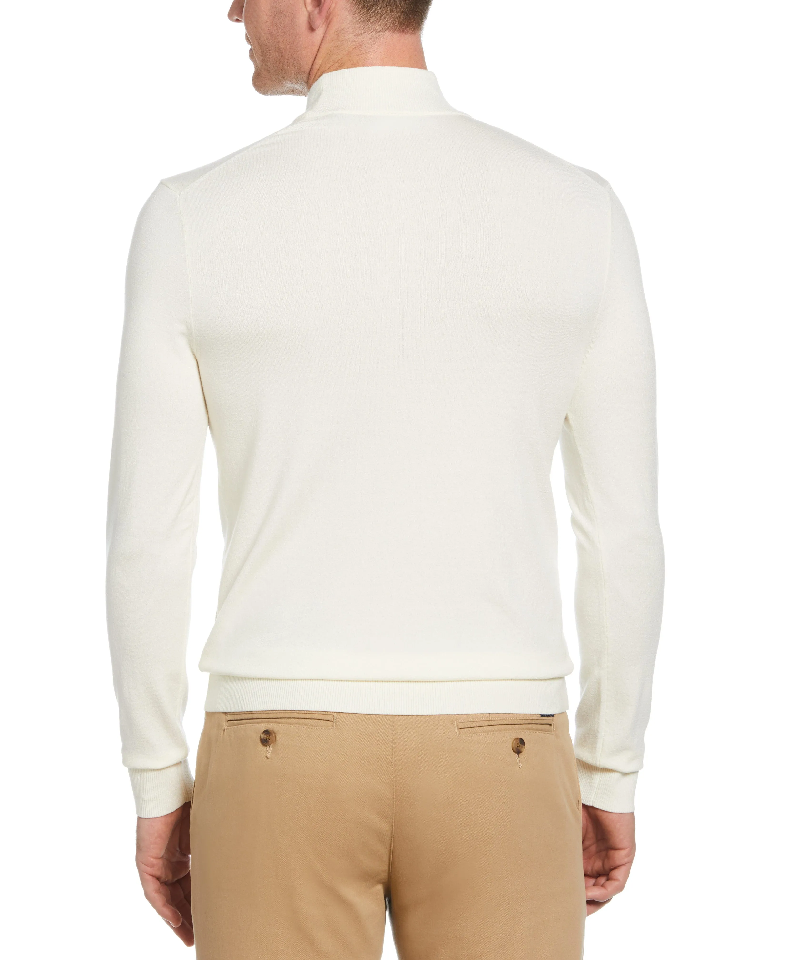 Tech Knit Mock Neck Pullover Sweater