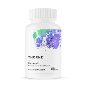 Thorne Research Ferrasorb Iron with Cofactors (60 Capsules)