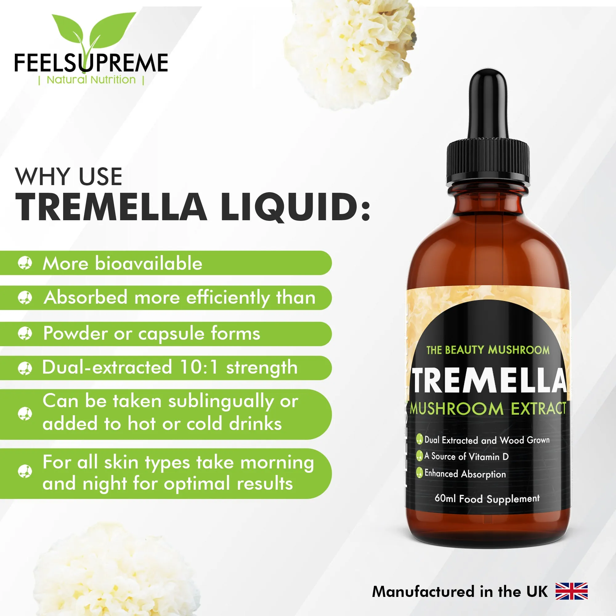 Tremella Mushroom Extract (60 ml)