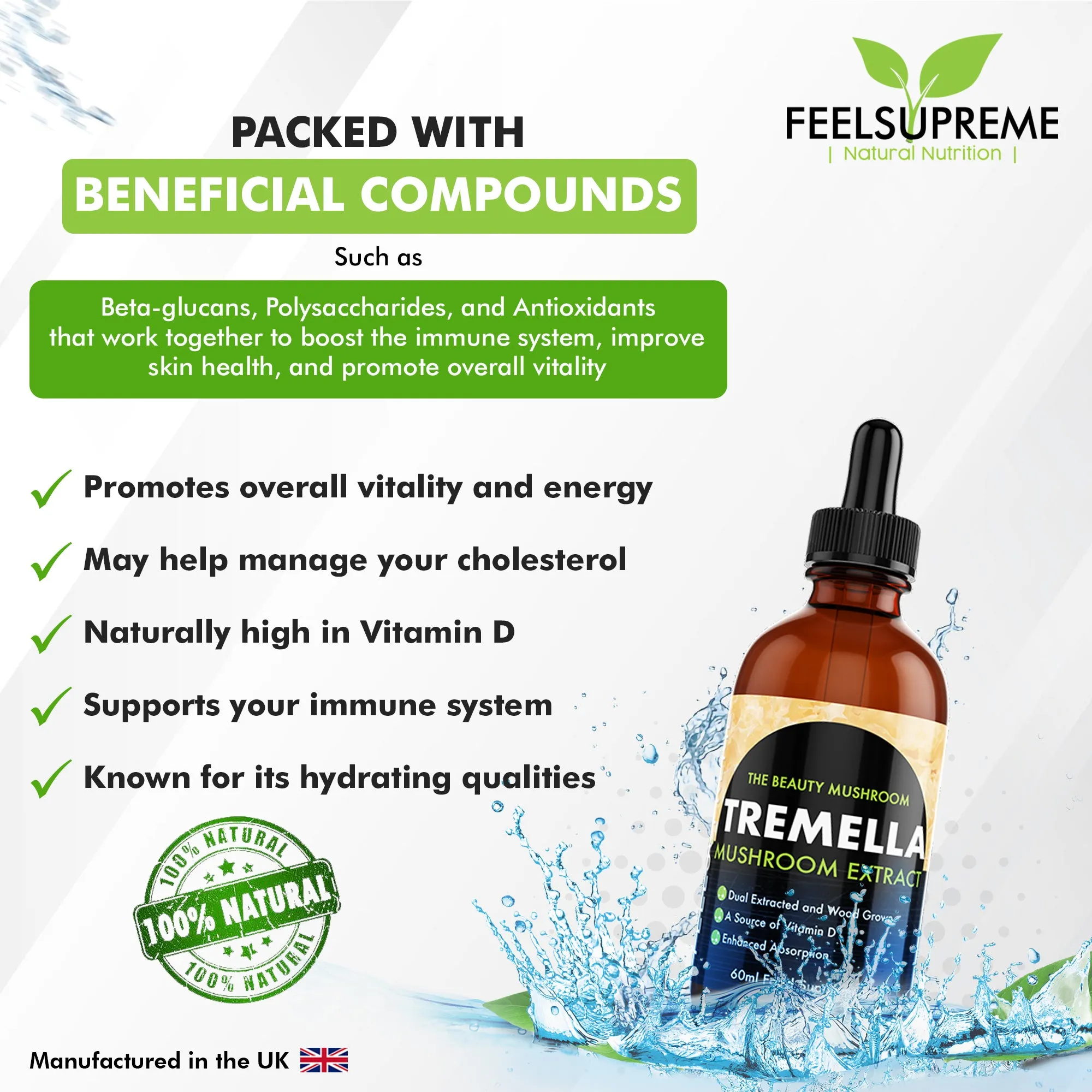 Tremella Mushroom Extract (60 ml)