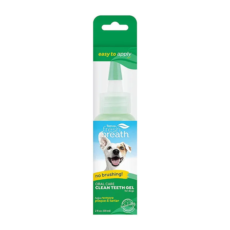 Tropiclean Fresh Breath Clean Teeth Brushing Gel For Dogs, 59 ml