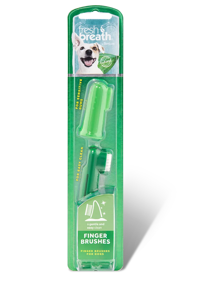 TropiClean Fresh Breath Finger Brushes (2pc)