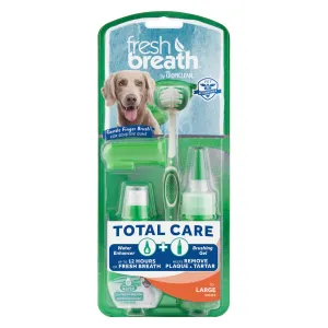TropiClean Fresh Breath Total Care Large Dog Dental Kit