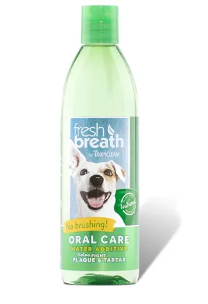 TropiClean Fresh Breath Water Additive Oral Care for Dogs and Cats