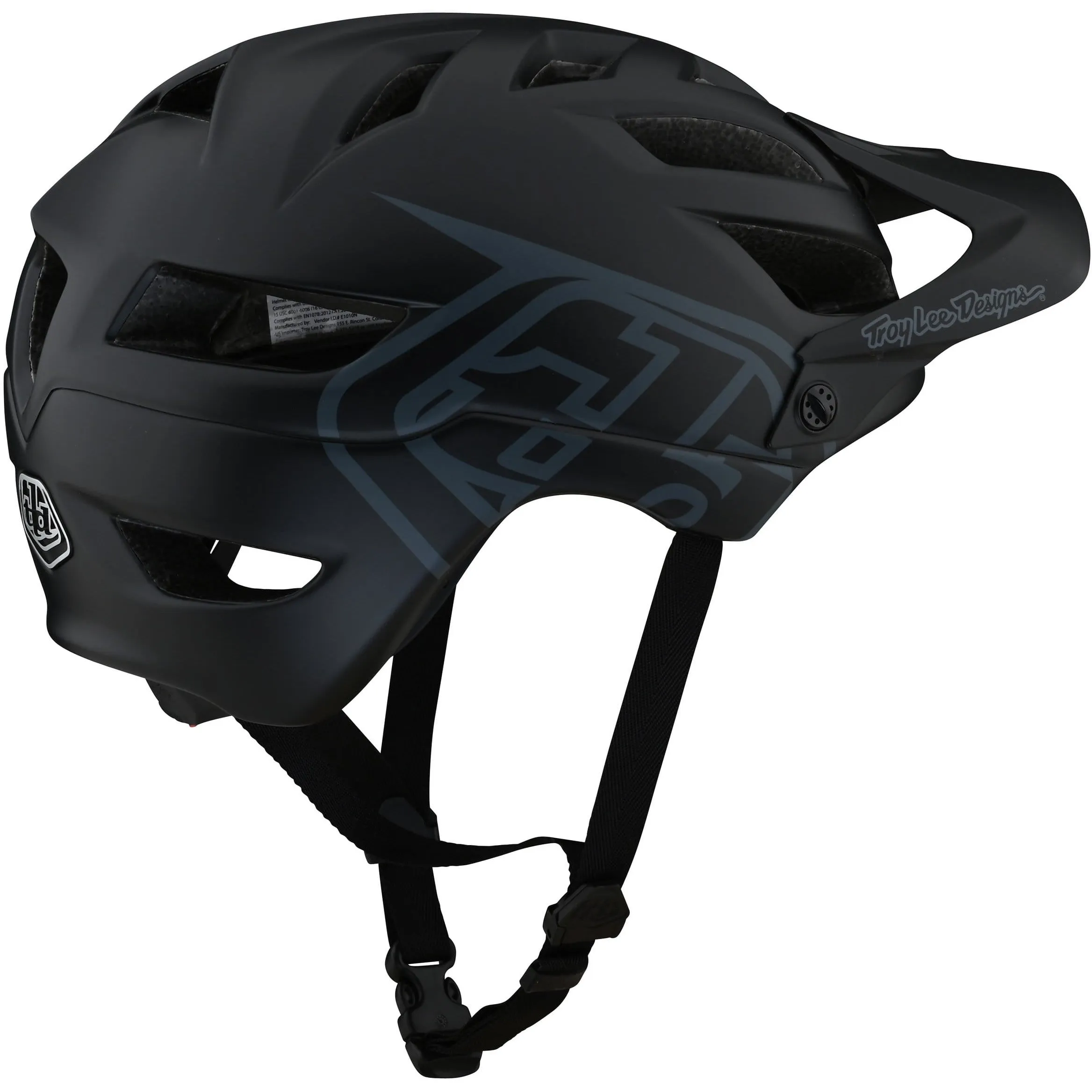 Troy Lee Designs A1 Bike Helmet Drone - Black