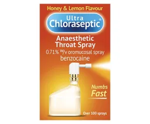 Ultra Chloraseptic Anaesthetic Throat Spray - Honey & Lemon Flavour