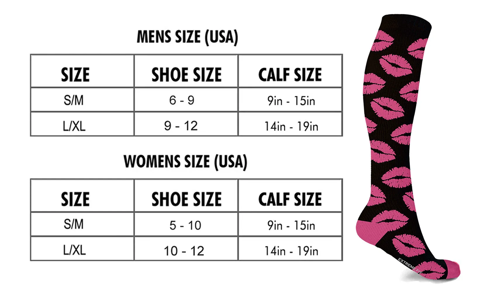 Valentines Compression Socks