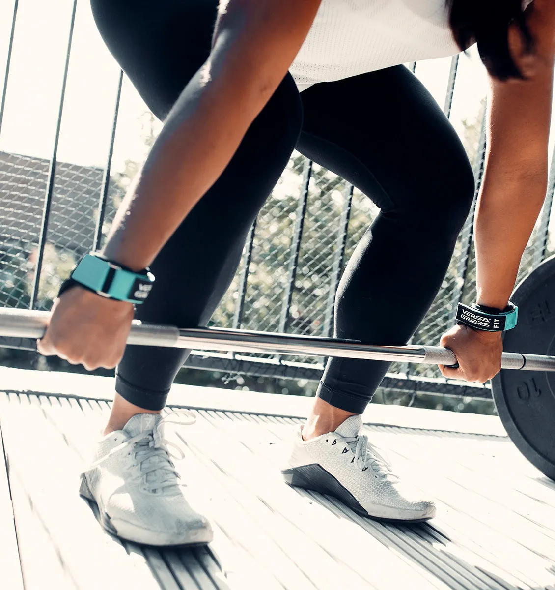 Versa Gripps® FIT Series Lifting Straps - Teal