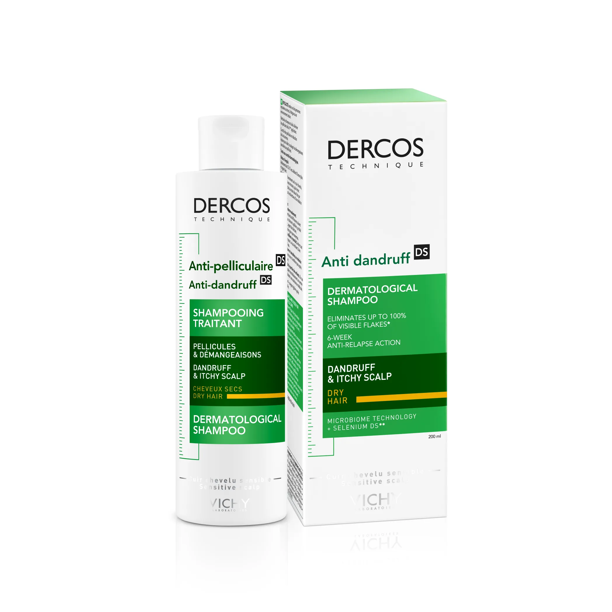 Vichy DERCOS Anti-roos Shampoo Droog haar 200ml