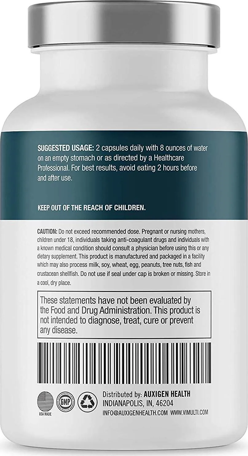 ViMulti Anti-Aging Natural Amino Acid Supplement for Longevity –Supports Immune Health, Increased Energy, Improved Focus, Smoother Skin Tone and Restorative Sleep