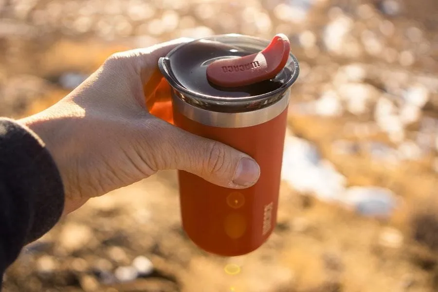 Wacaco Octaroma Lungo Insulated Mug Carmine Red 300ml OCTACR
