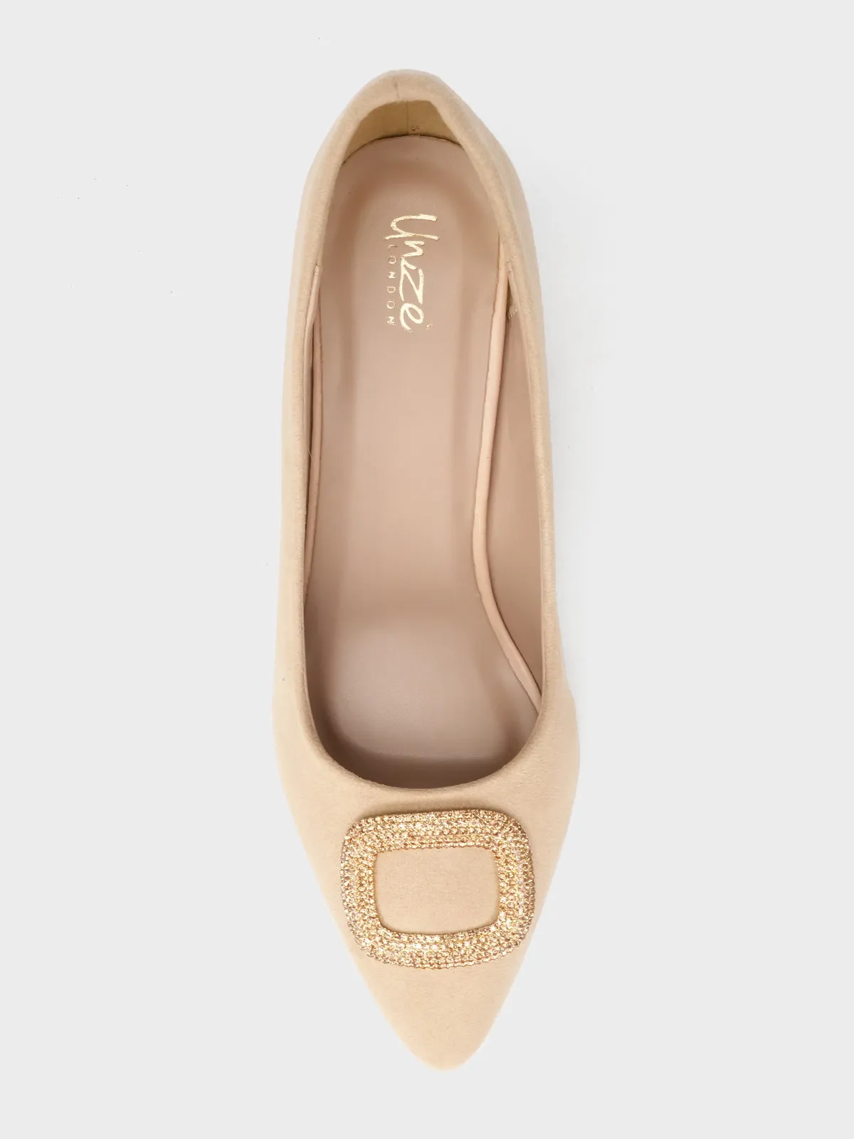Women "LOVIS" Decorated Pointed Toe Courts