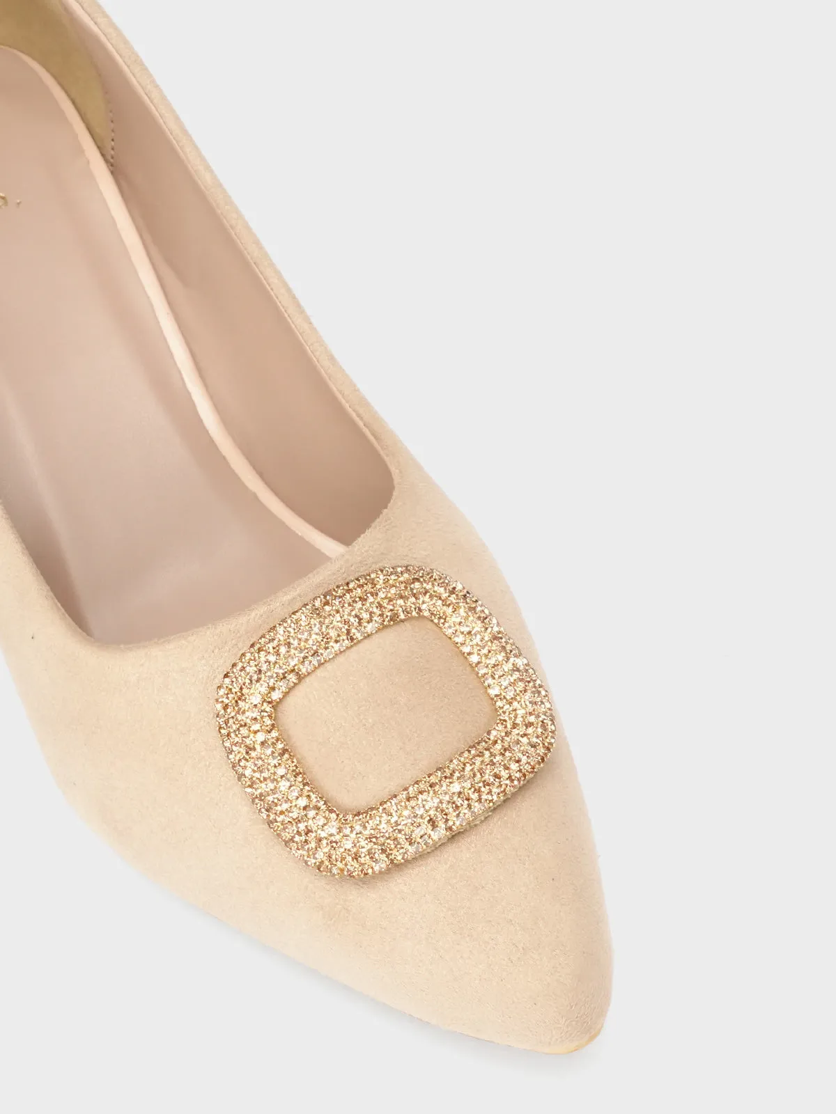 Women "LOVIS" Decorated Pointed Toe Courts