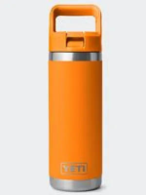 YETI Rambler Straw Bottle King Crab Orange