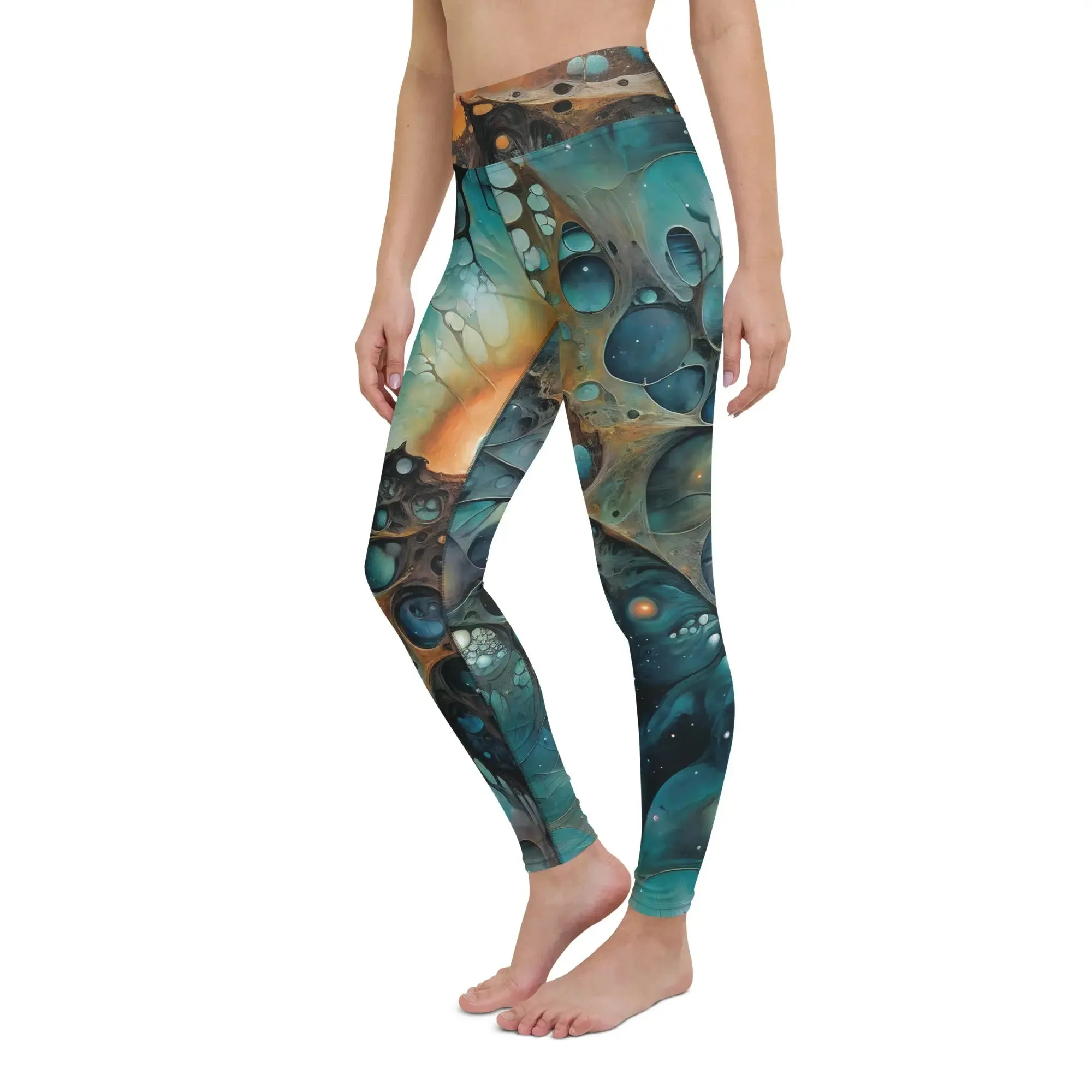 Yoga Leggings Chthonic Echoes
