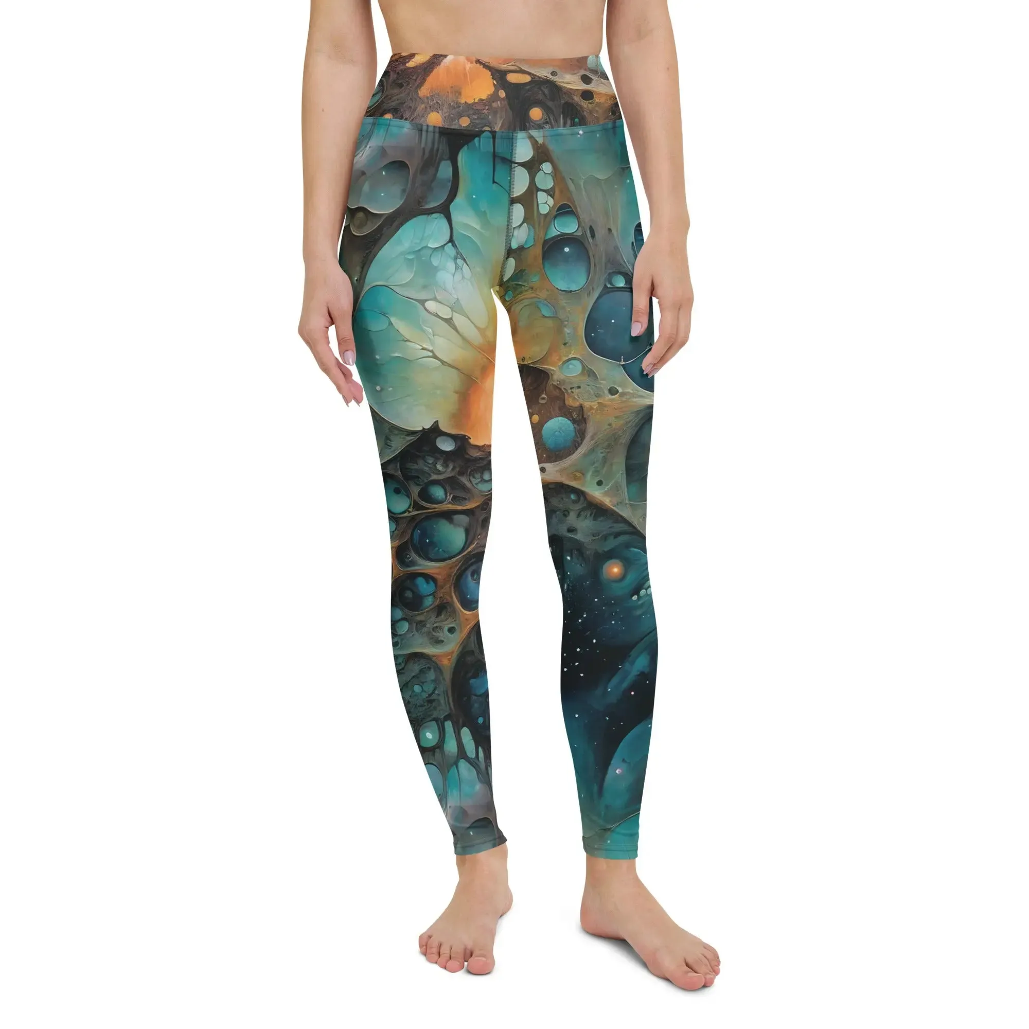 Yoga Leggings Chthonic Echoes