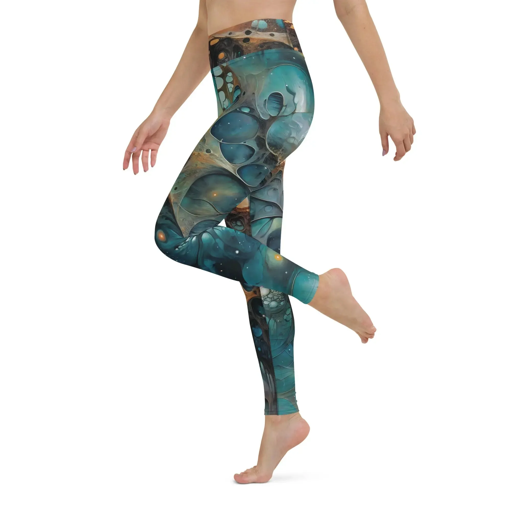 Yoga Leggings Chthonic Echoes